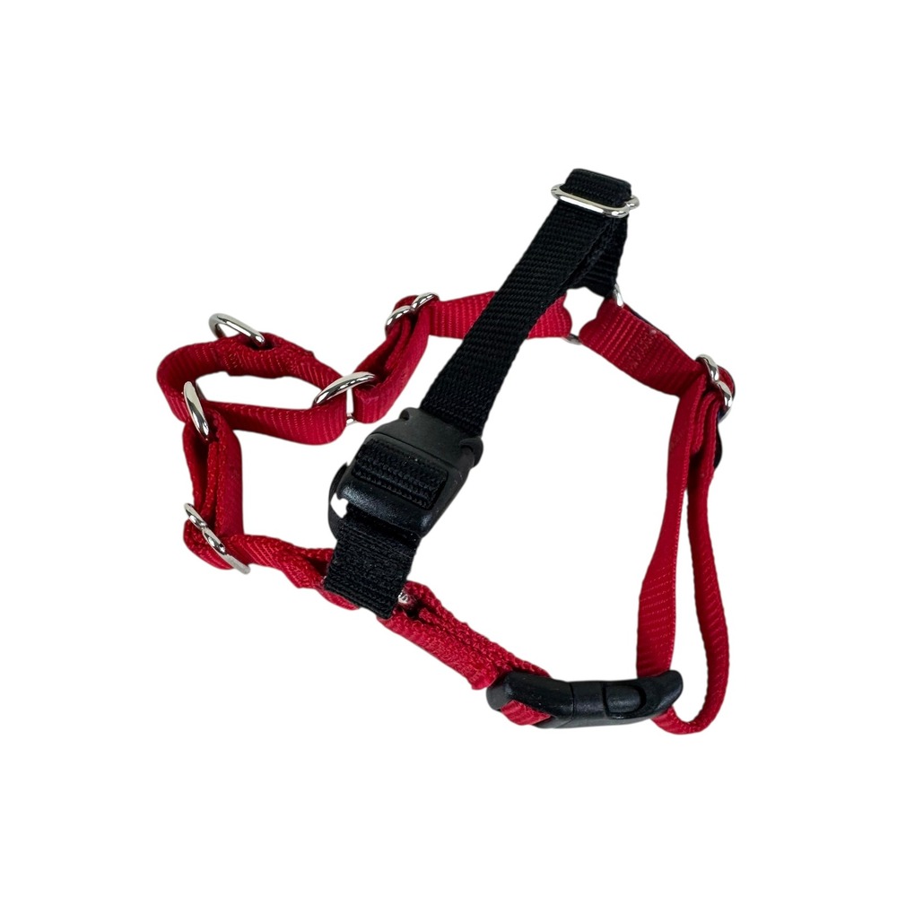 Premier Easy Walk Dog Harness Red Black Adjustable Pet Walking Size S